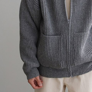 Custom Men Cardigan <strong>Knit</strong> <strong>Sweater</strong> for Male Men <strong>Knit</strong> <strong>Sweater</strong> Winter Full Zip Cardigan for Men Zipper Cardigan <strong>Sweater</strong> - Product Image 6