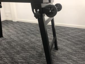 1200W 720mm רטוב אריח חותך חלק רכבת אריח מסור אבן חזק חותך אריח מכונת חיתוך עם מעמד מתקפל - Product Image 6