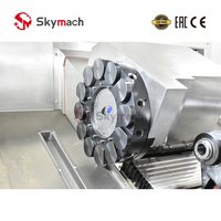 Torno CNC de Cama Inclinada de Alto Torque BR570D con Husillo Potente para Corte Pesado de Materiales Difíciles de Trabajar