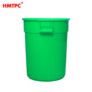 Tùy chỉnh <span class=keywords><strong>120L</strong></span> Heavy-Duty Vòng chất thải container Thùng rác có thể 32 gallon HDPE Thùng rác với nắp và Dolly - Product Image 6