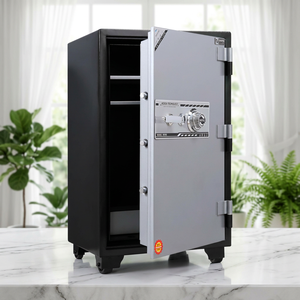 ตู้เซฟนิรภัย YUNOS YNS-100C ป้องกันไฟ ป้องกันน้ำ ความปลอดภัยสูง ระบบล็อคแบบกลไกจากเกาหลีใต้ ดีไซน์ทนทาน เป็นมิตรกับสิ่งแวดล้อม เคลือบด้วยสีฝุ่น - Product Image 4