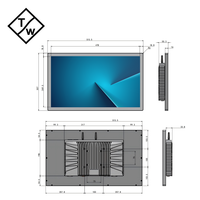 PC Todo en Uno con Pantalla Táctil LED Full HD de 21.5 Pulgadas, CPU I3 I5 I7, SSD, para Kiosco