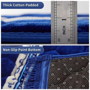 Bán Buôn Cầu Nguyện Thảm Eid Ramadan Món Quà Hồi Giáo Thoải Mái Hình Chữ Nhật Nổi Cầu Nguyện Mat Hồi Giáo Tapis Cho Cầu Nguyện - Product Image 5