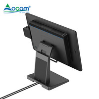 Système de point de vente OCOM 15,6 pouces POS-1566 pour ordinateur de bureau Android/Windows, solution complète de caisse enregistreuse par les fabricants