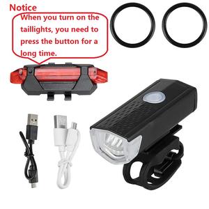 Juego de Luces Recargables USB para Bicicleta, Luz Delantera con Luz Trasera, Fácil de Instalar, 3 Modos, Accesorios para Bicicleta - Product Image 3