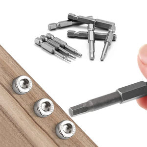 مفك مغناطيسي من الفولاذ المقاوم للصدأ <span class=keywords><strong>S2</strong></span> مقاس 50 مللي يتميز بحجم 1/4 بوصة وإدراج ذراع سداسي ومفك براغي سداسي - Product Image 3