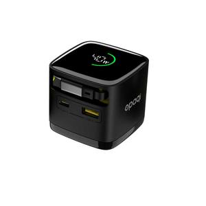 Cargador Inteligente Multi-Puerto de 67W con Cable Retráctil Integrado y Pantalla LED - Product Image 4