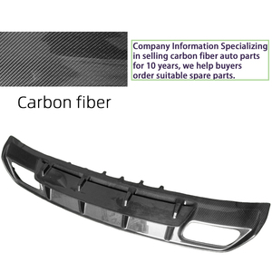 Diffuseur arrière en fibre de carbone véritable style AMG pour Classe A W176 2013-2017 - Product Image 5