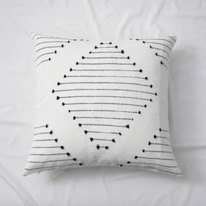 Bohemian Ethnic Style Solid Cotton Knitted Patchwork Lumbar Cushion-Modern Minimalist Pillow Cover <b>for</b> <b>Bed</b> and Sofa <b>Backrest</b> - Product Image 5