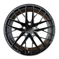 20-22 pouces T6061 Jantes en alliage d'aluminium forgé 5x130 5 trous noir mat pour Porsche Macan Cayenne Passagers Jantes de voiture 35mm