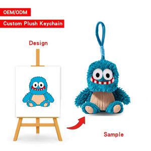 Chất Lượng Cao Tùy Chỉnh Thiết Kế <span class=keywords><strong>Mini</strong></span> Đồ Chơi Nhồi Bông Keychain Động Vật Hình Dễ Thương <span class=keywords><strong>Mini</strong></span> Tùy Chỉnh Đồ Chơi Sang Trọng Keychain - Product Image 2