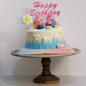 French retrò stile europeo in legno torta Stand staccabile Desktop vassoio di pane per Home Cafe decorazione Rack di stoccaggio - Product Image 3