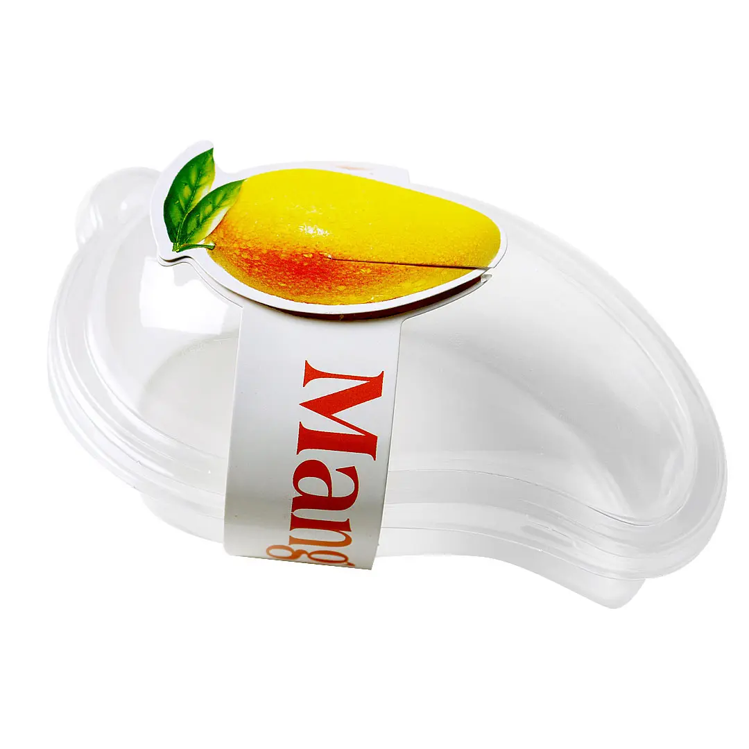 Vendita calda Mango Cake Box Mousse frutta panetteria plastica imballaggio alimentare torta imballaggio PET trasparente usa e getta 11*6.5*6 CM