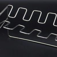 Grille de cuisson en acier inoxydable antiadhésive résistante à la chaleur à 12 fentes pour volailles, accessoires de cuisine, rôtissoire à poulet pour barbecue
