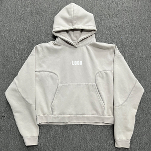 Felpa con Cappuccio Vintage in Cotone Felpato per Uomo, Stampa Personalizzata, Qualità Pesante, Stile Streetwear, Produttori <span class=keywords><strong>2026</strong></span> - Product Image 3