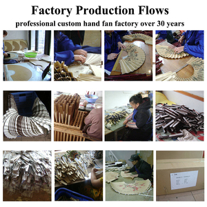 Abanico de Mano de Bambú Personalizado de 13 Pulgadas (33 cm) con Impresión de Kung Fu, Plegable, Fluorescente, Colorido, con Sonido, para Festivales - Product Image 6