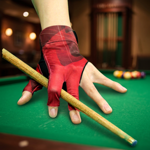 Guantes sin dedos para billar, para mano izquierda, de poliéster/algodón, antideslizantes, elásticos, para deportes al aire libre, gimnasio, fiestas, etc. - Product Image 2