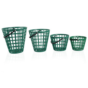 Paniers de golf en plastique avec poignée <span class=keywords><strong>pour</strong></span> 25, 50, 75, 100 balles – Équipement de practice de golf en gros - Product Image 1