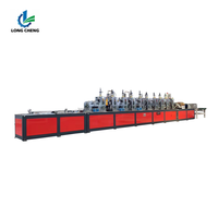 Machine de pliage automatique haute vitesse pour la protection des bords de papier, commande PLC, transmission par engrenages à entraînement moteur