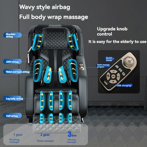 2024 silla de masaje de lujo para el hogar nuevo estilo cápsula espacial cuerpo completo 3D sofá de masaje de gravedad cero hecho de cuero PU - Product Image 5