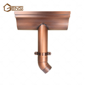 Venta caliente gran precio personalizado cobre Canal de la lluvia cubierta de techo Canal de la lluvia de la guardia - Product Image 1