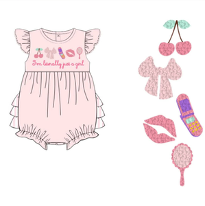 ชุดรอมเปอร์เด็กผู้หญิงลายแต่งหน้า ขายส่งเสื้อผ้าเด็กจากโรงงาน <span class=keywords><strong>ราคา</strong></span>โรงงาน รอ<span class=keywords><strong>ม</strong></span>เปอร์แบบ<span class=keywords><strong>ส</strong></span>ั่งจองล่วงหน้า - Product Image 3