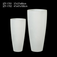 Fabrikant Custom Groothandel Grote Glasvezel Bloempotten Plantenbakken Indoor Grote Maat Vloer Vazen Voor Planten Bloemen Home Decor
