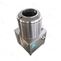 Mini-éplucheuse électrique de pommes de terre de bureau, équipement de cuisine industriel, machine à éplucher les pommes de terre fraîches pour la ferme