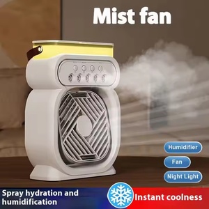 Ventilateur brumisateur portable, refroidisseur d'air, réservoir d'eau de 450 ml, climatiseur évaporatif, ventilateur personnel pour la maison, la chambre, le bureau, la tente - Product Image 2