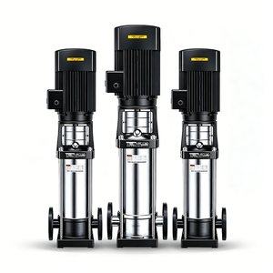 Pompe centrifuge verticale multi-étages industrielle en acier inoxydable 304 316, hauteur de refoulement 300m, débit 40m³/h, haute pression - Product Image 1