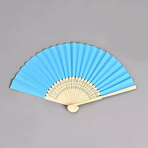 <b>White</b> Bamboo Hand Fan-Business Gift Portable Carved Design-Elegant Craftsmanship for Comfort and Style - Product Image 4