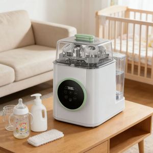 Lavadora, Esterilizador y Secador de Biberones - Máquina de Limpieza Todo en Uno para Biberones, Accesorios de Lactancia y Artículos Esenciales para Bebés - Product Image 2