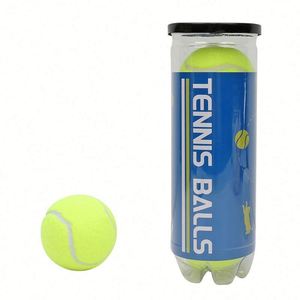 Flying Dog Toy Model f Elastic Tennis Ball Multi-Size (65mm Diameter) High Rebound 100% Nibble <b>Bite</b> Resistant Rubber Training - Product Image 5