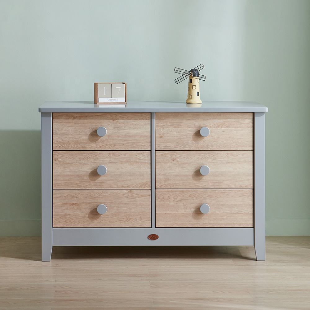 Boori Wooden Storage Dresser Cabinet Drawers for Nursery