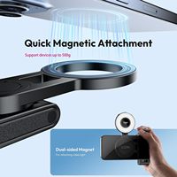 Mini trépied magnétique ULANZI JJ03, rotation à 360°, support extensible, capacité de charge de 500 g, ABS aluminium pour téléphones iPhone/Android