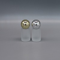 Flacon de parfum en verre de 15ml avec couvercle à bille ronde
