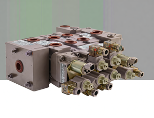 Vanne proportionnelle hydraulique à commande par joystick, solénoïde, double action, 12V - Product Image 1