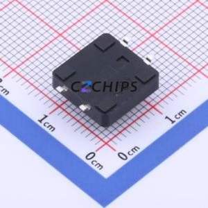 GT-TC149B-H060-L1 Tactile Switch SMD-4P,12x12mm Switch Single Pole Single Throw Round Button 1.6N Vertical Mount - Product Image 2