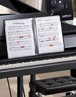 Carpeta para Partituras A4, Diseño Simple, Impermeable, Plegable, con Bolsillos para Partituras de Piano, Multifuncional, para Estudiantes, Venta al Por Mayor
