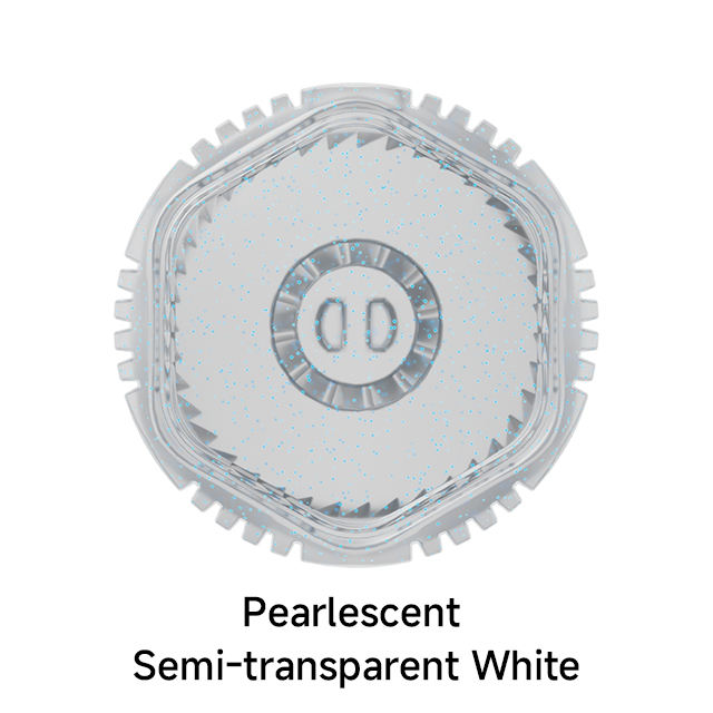 Pearlescent Semi-transparent White
