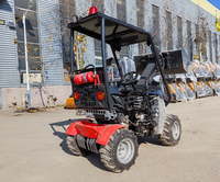 Mini-chargeur compact HAIJU H140 avec transmission 4x4, adapté aux petits chantiers de construction ; performances stables.