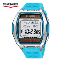 Jam Tangan Digital Pria Skmei 2750 Laris Manis, Tali Silikon, Tampilan Tanggal, Kronograf, Multifungsi, Olahraga