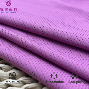 ผ้าถักเนื้อตาข่ายระบายอากาศได้ดีจาก lululemon และ <span class=keywords><strong>uniqlo</strong></span> ผลิตจากโพลีเอสเตอร์ 94% และสแปนเด็กซ์ 6% ยืดหยุ่นสูง เหมาะสำหรับชุดกีฬา ชุดชั้นใน และชุดยูนิฟอร์ม - Product Image 3