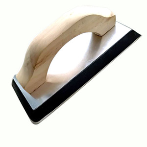 Hai lớp màu đen EVA trắng cao su plasterig trowel Float với gỗ/Nhựa Handle-240x100x18mm - Product Image 5