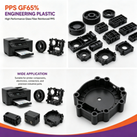 Granulés de plastique technique PPS 65%GF65 à haute dureté et rigidité, qualité moulage par injection, pour applications automobiles et de gestion de l'eau, directement de l'usine