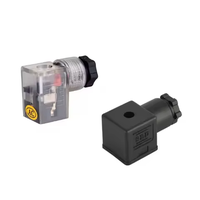 Connecteur de bobine solénoïde étanche 12V 24V CC 11mm MPM DIN 43650 Forme A Forme B Forme C Femelle 3 broches DIN43650B