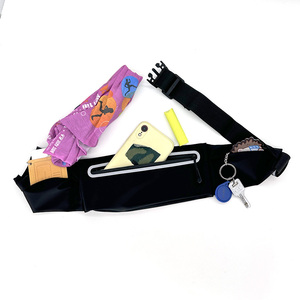 กระเป๋าคาดเอวสำหรับเล่นกีฬาปรับแต่งได้กระเป๋าคาดเอวสำหรับผู้ชายกระเป๋าคาดเอวสำหรับวิ่งทำจากโพลีเอสเตอร์แบบพกพาใช้ใส่โทรศัพท์มือถือกรอบกันน้ำภายนอกสำหรับใส่โทรศัพท์มือถือ - Product Image 3