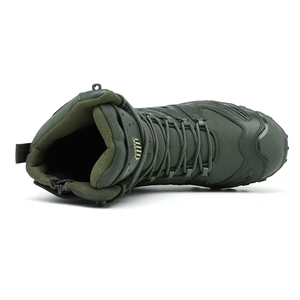 Wholesale <b>Outdoor</b> High Top Breathable Non-slip Hiking Boots Men's Field Training Lightweight <b>Waterproof</b> Tactical Boots - Product Image 3