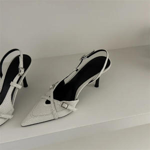 Nuova fabbrica estate 2025 tacchi alti a punta per le donne sandali a punta a Stiletto ragazze - Product Image 5