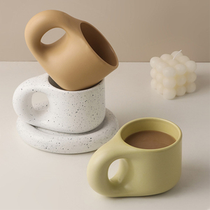 Tazas de Café al por Mayor, Juego de Tazas de Café con Bandeja, Taza de Té, Estilo Nórdico, Cerámica - Product Image 2